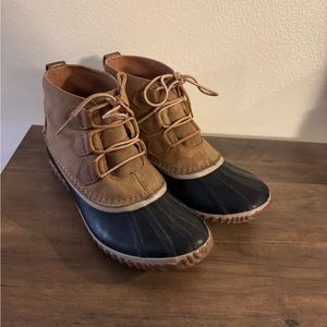 SOREL Out N About Brown Leather Boots